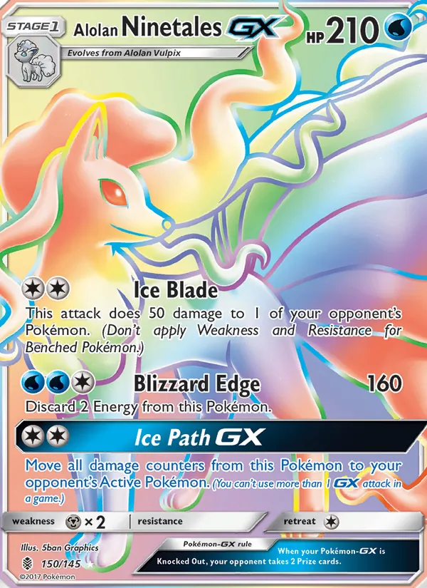 Alolan Ninetales GX (Secret)