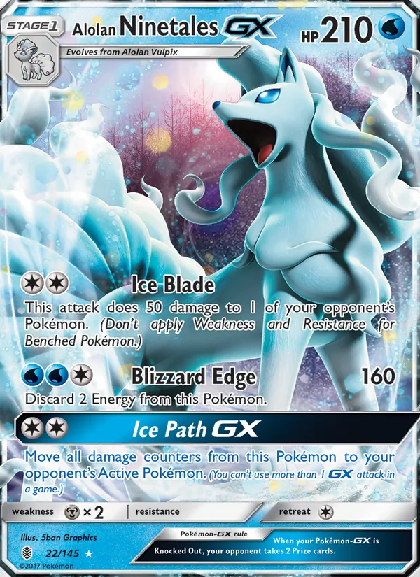 Alolan Ninetales GX — World Championship Decks #22/145