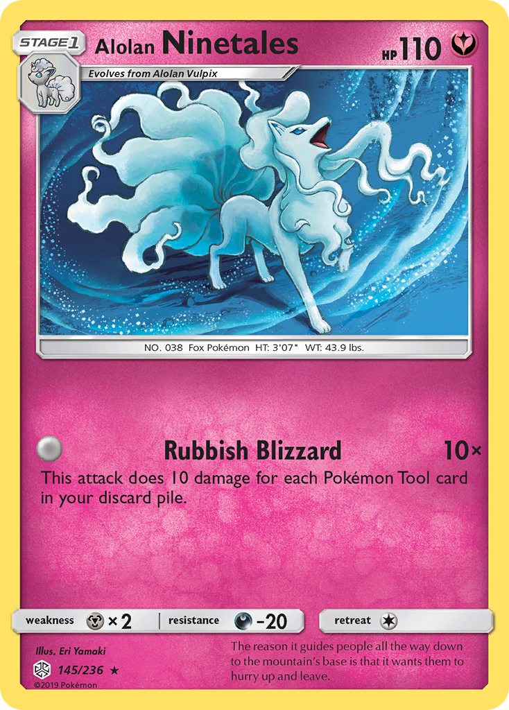 Alolan Ninetales — SM - Cosmic Eclipse #145/236