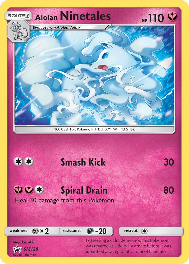 Alolan Ninetales — SM Promos #SM128
