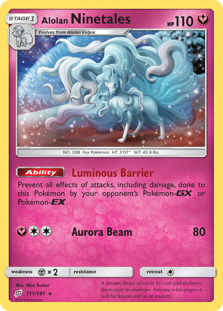 Alolan Ninetales — SM - Team Up #111/181