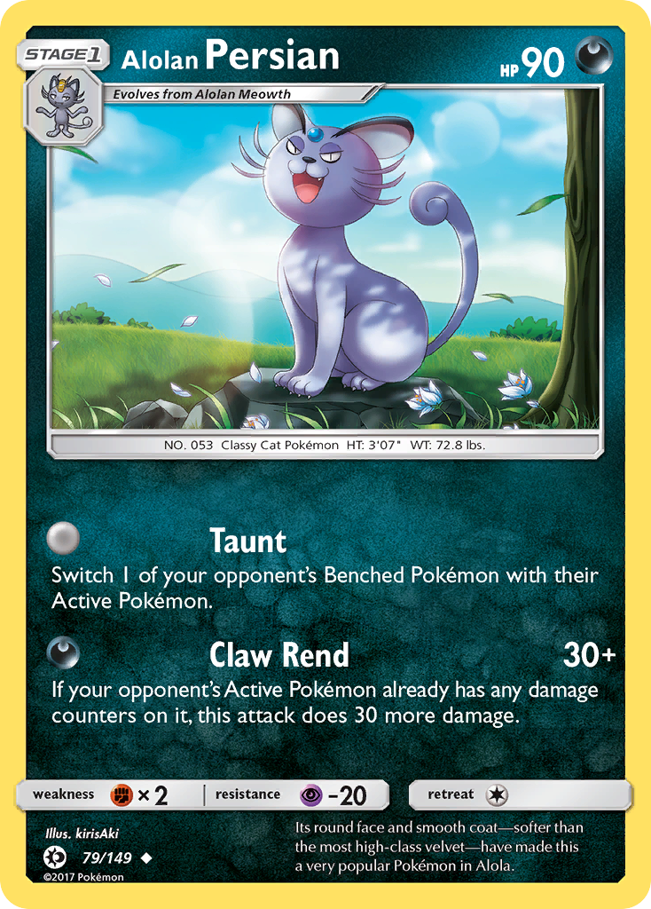 Alolan Persian — SM Base Set #79/149