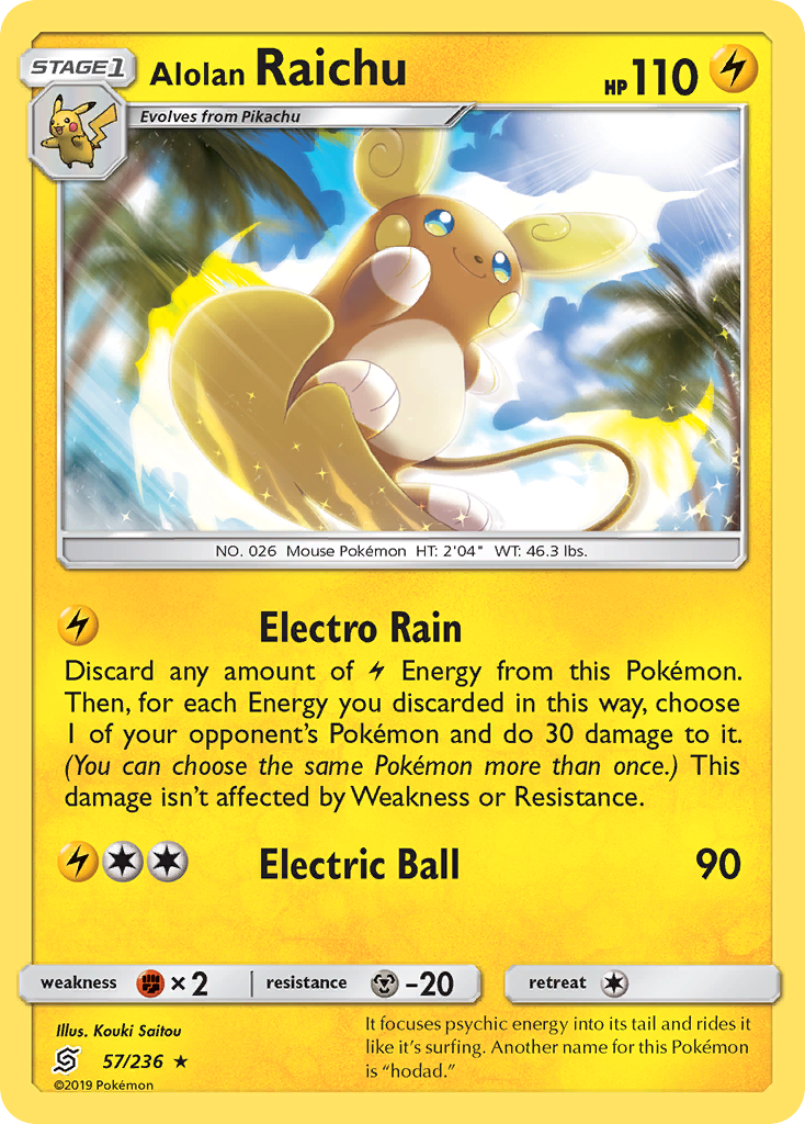 Alolan Raichu — SM - Unified Minds #57/236