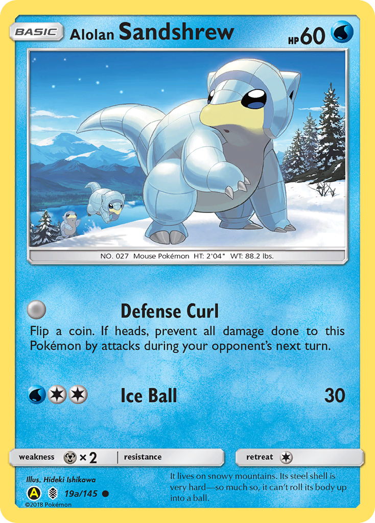 Alolan Sandshrew — Alternate Art Promos #019a/145