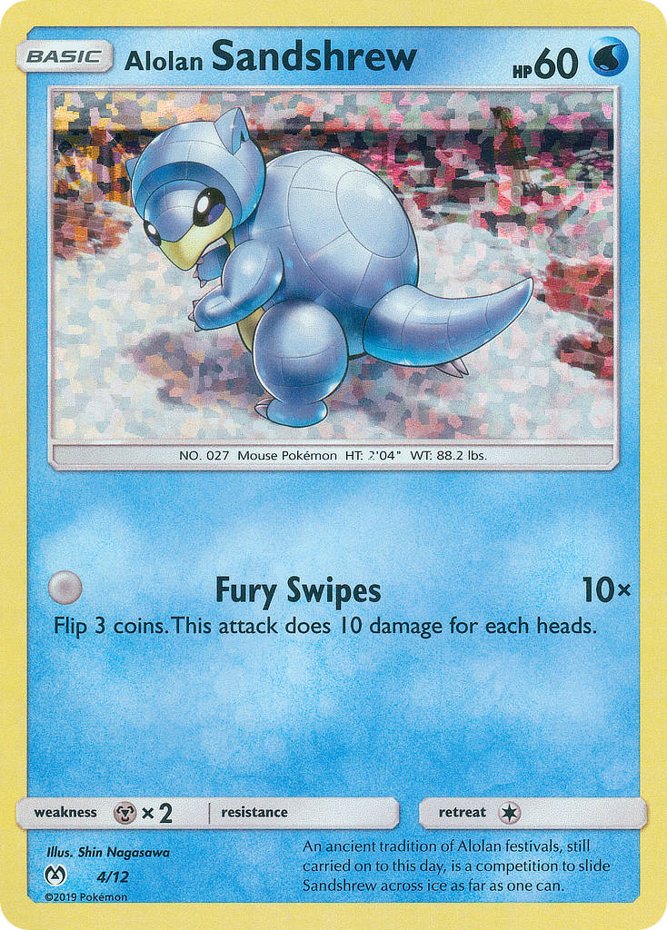 Alolan Sandshrew — McDonald's Promos 2019 #004/012