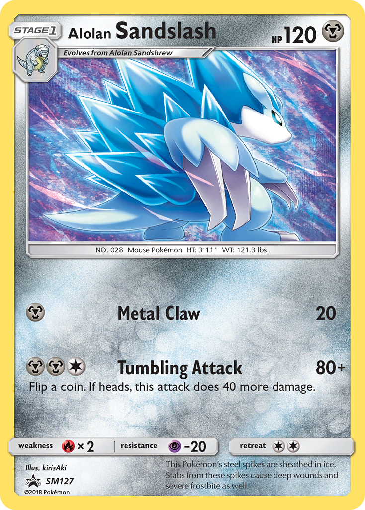 Alolan Sandslash (30) — SM Trainer Kit: Alolan Sandslash & Alolan Ninetales #SM127