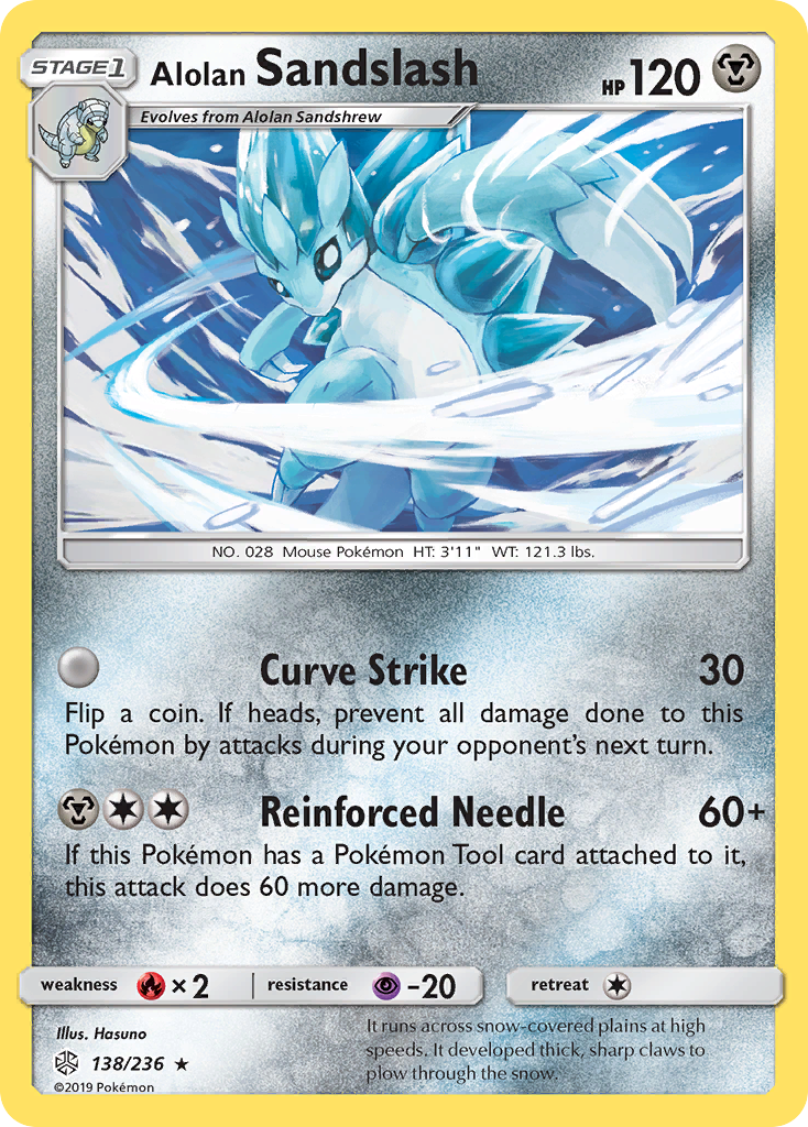 Alolan Sandslash — SM - Cosmic Eclipse #138/236