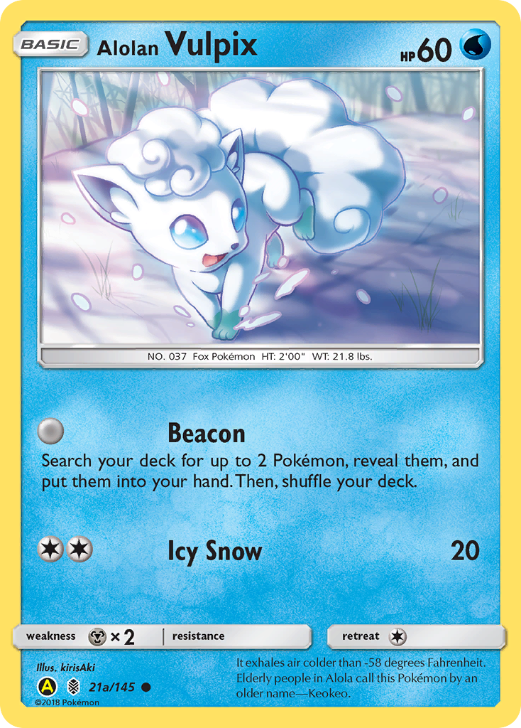 Alolan Vulpix — Alternate Art Promos #021a/145
