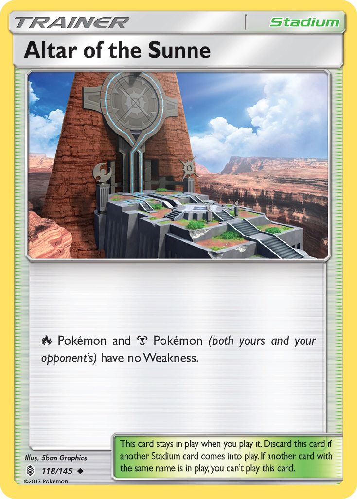 Altar of the Sunne — SM - Guardians Rising #118/145