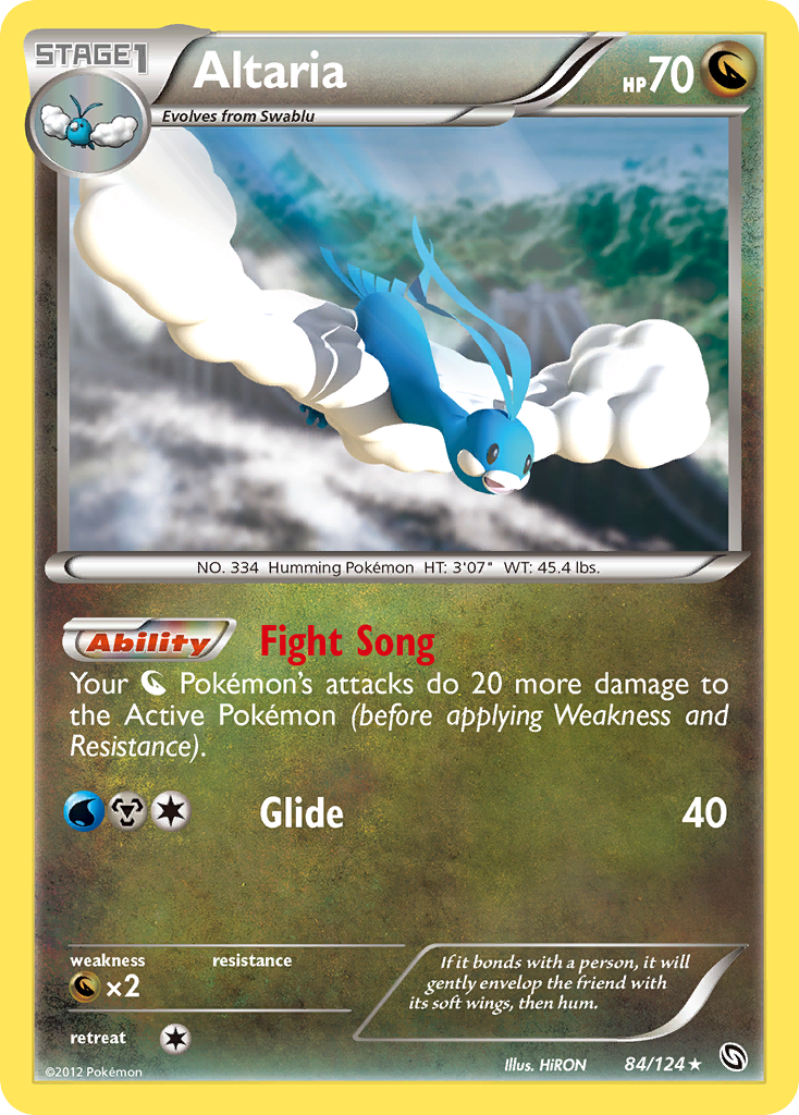 Altaria — Dragons Exalted #84/124