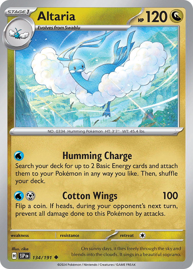 Altaria — SV08: Surging Sparks #134/191
