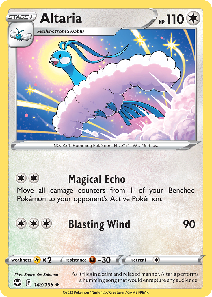 Altaria — SWSH12: Silver Tempest #143/195