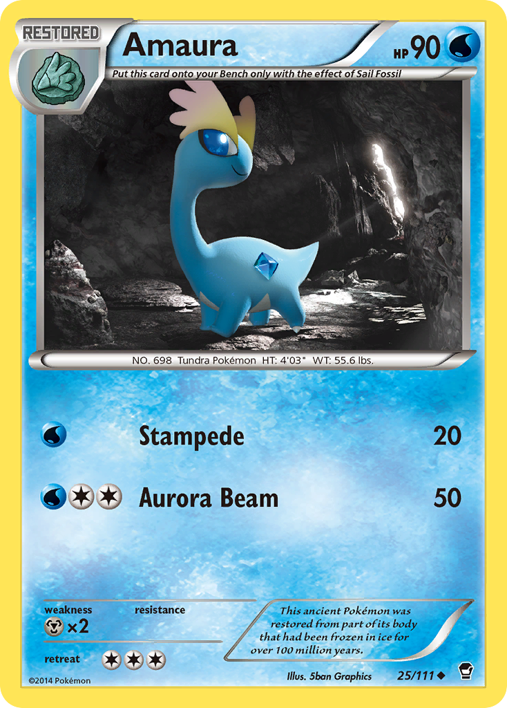 Amaura — XY - Furious Fists #25/111