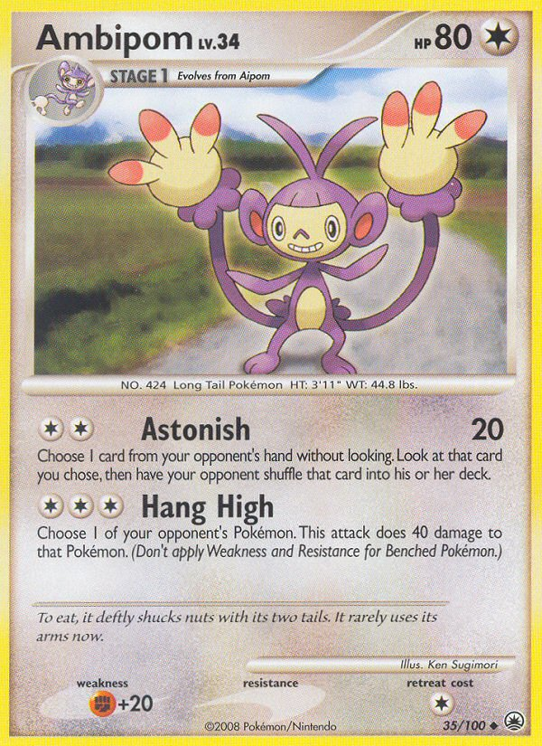 Ambipom — Majestic Dawn #35/100