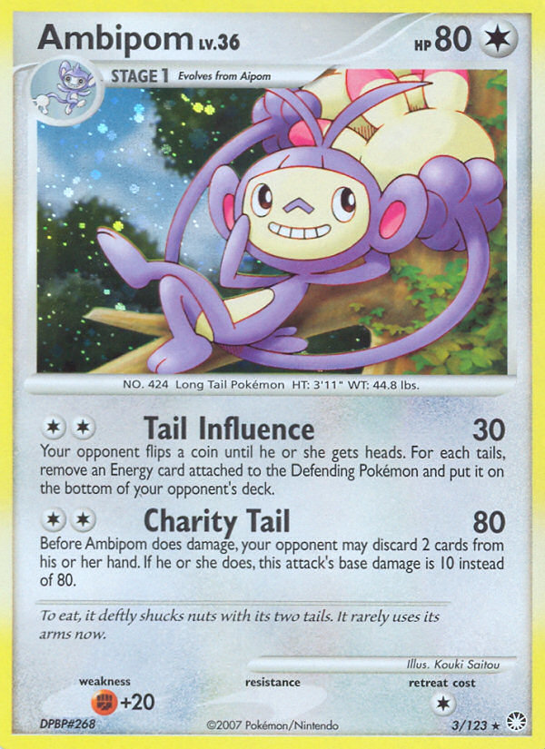 Ambipom — Mysterious Treasures #3/123