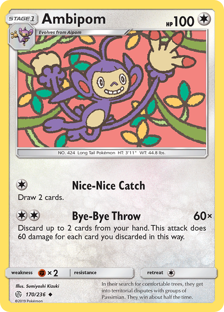 Ambipom — SM - Cosmic Eclipse #170/236
