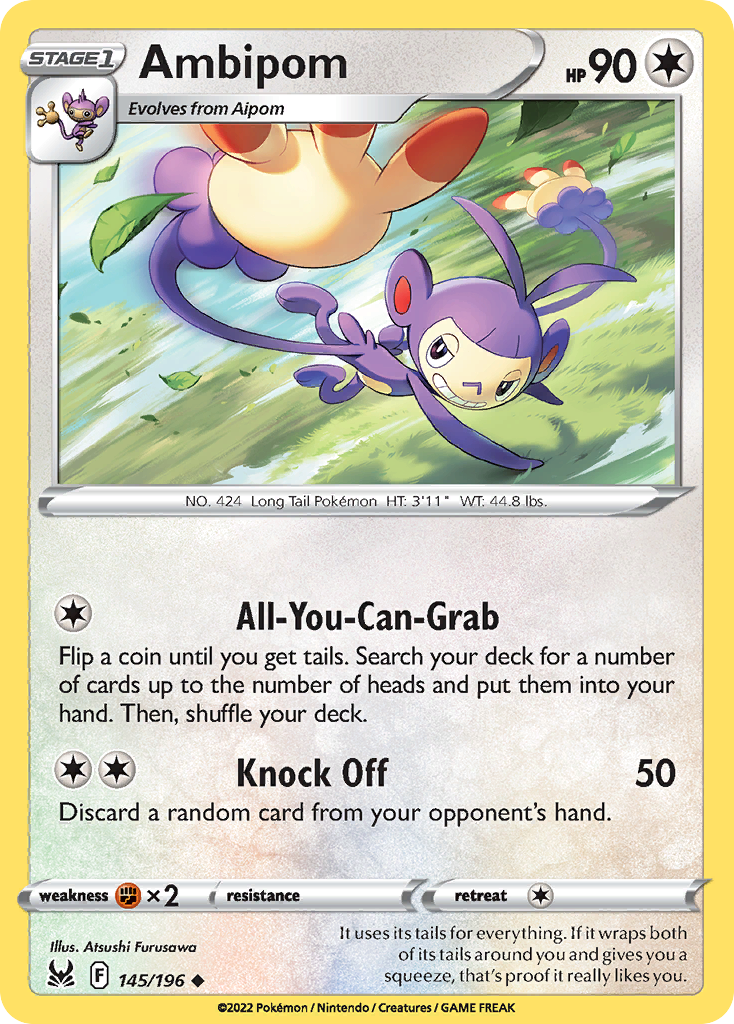 Ambipom — SWSH11: Lost Origin #145/196