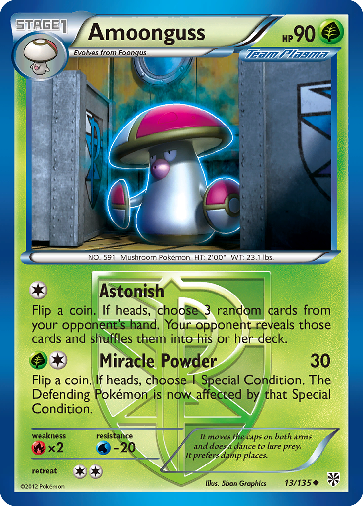 Amoonguss (Team Plasma) — Plasma Storm #13/135