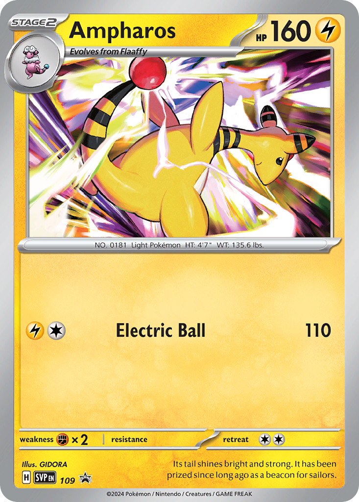 Ampharos — Battle Academy 2024 #109