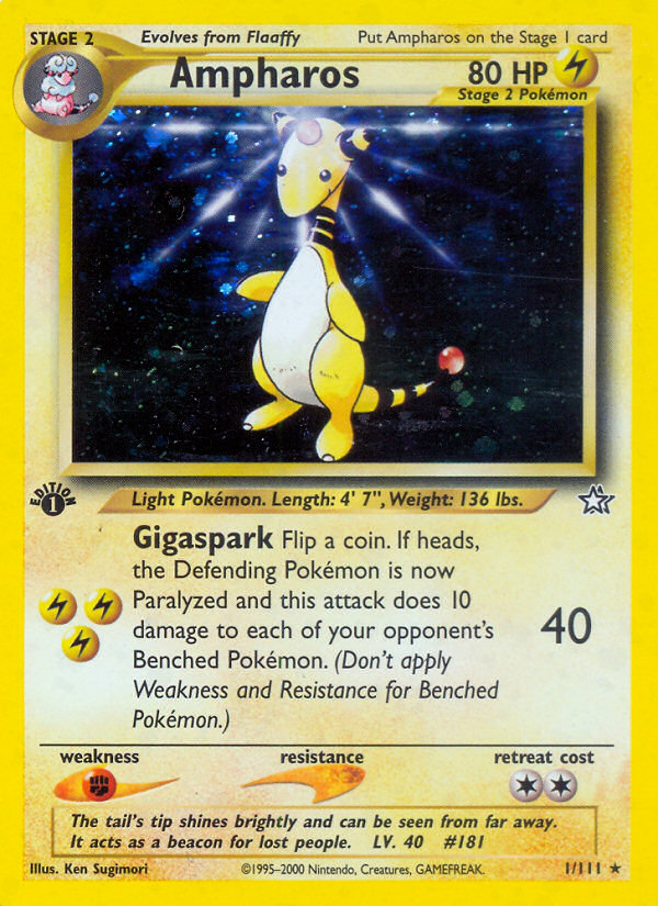 Ampharos — Neo Genesis #001/111