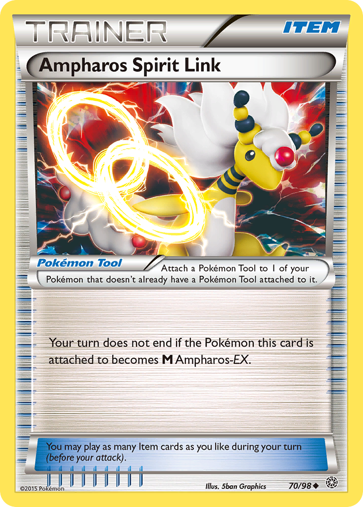 Ampharos Spirit Link — XY - Ancient Origins #70/98