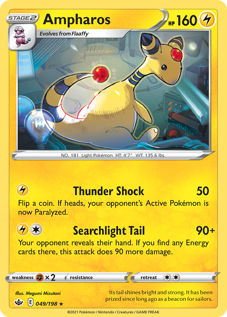 Ampharos — SWSH06: Chilling Reign #049/198