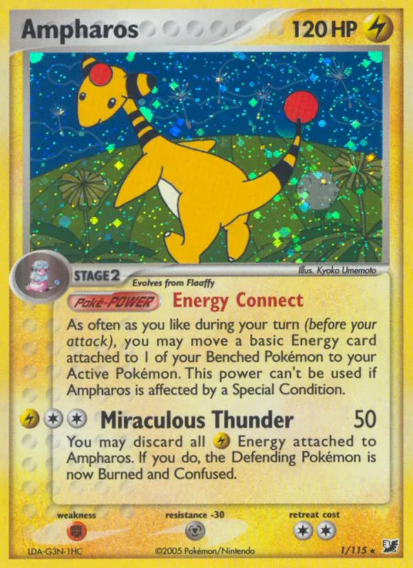 Ampharos — Unseen Forces #1/115