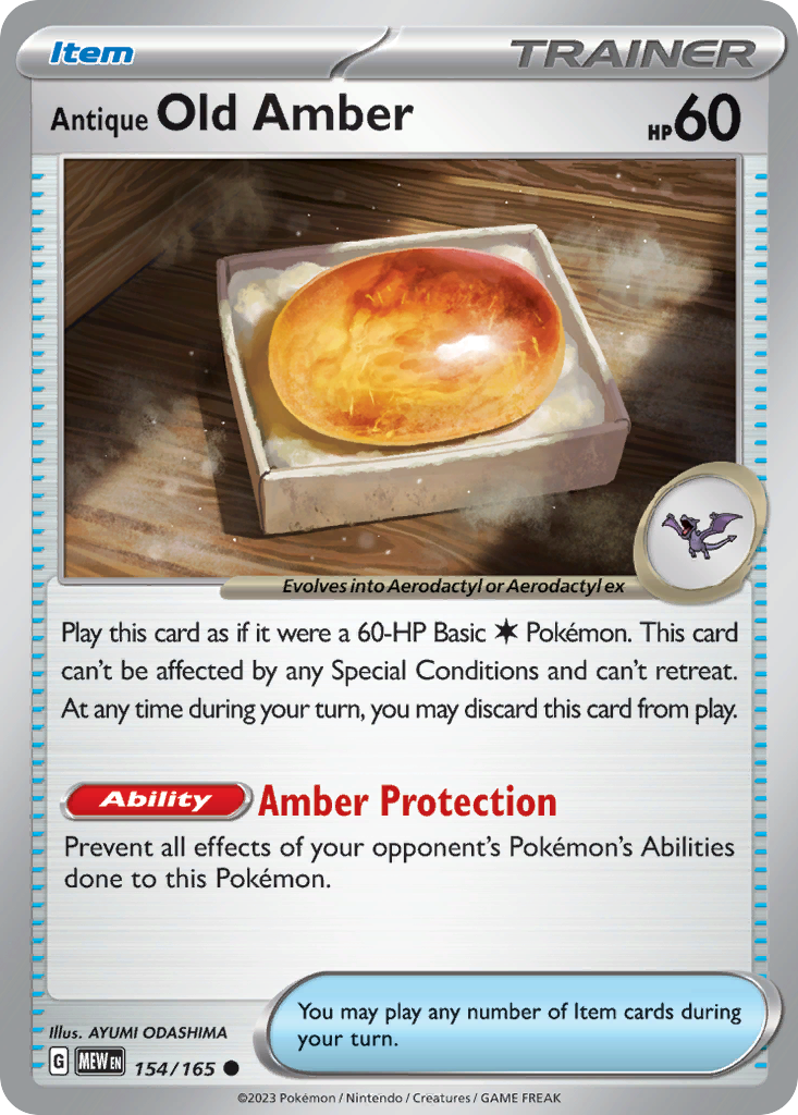 Antique Old Amber — SV: Scarlet & Violet 151 #154/165