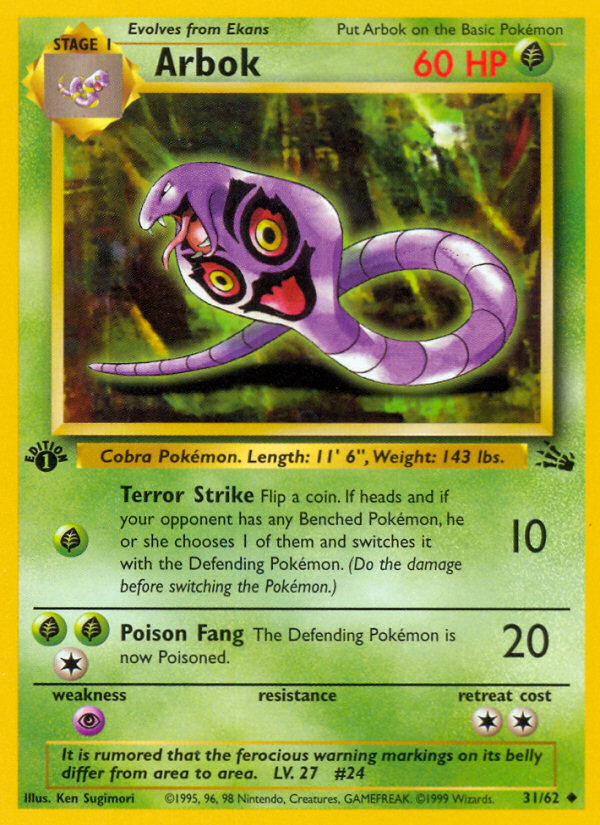 Arbok — Fossil #31/62