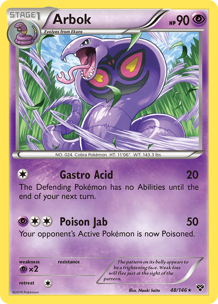 Arbok — XY Base Set #48/146