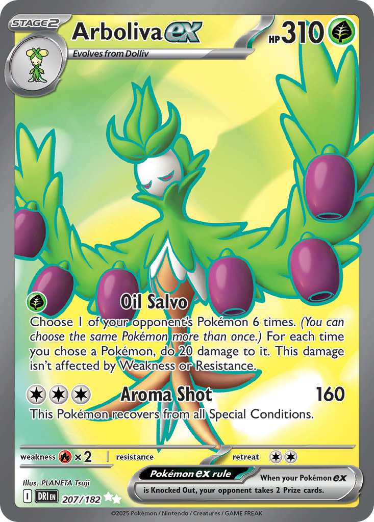 Arboliva ex — SV10: Destined Rivals #207/182
