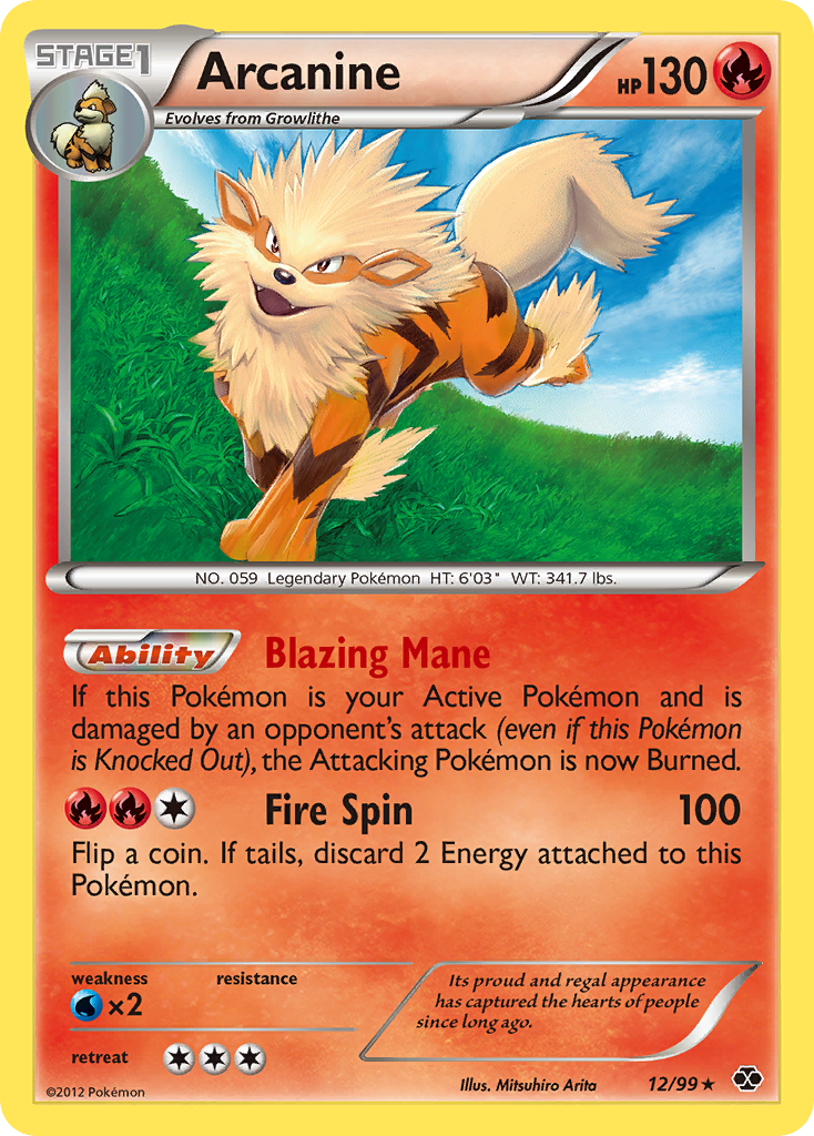 Arcanine (12) — Next Destinies #12/99