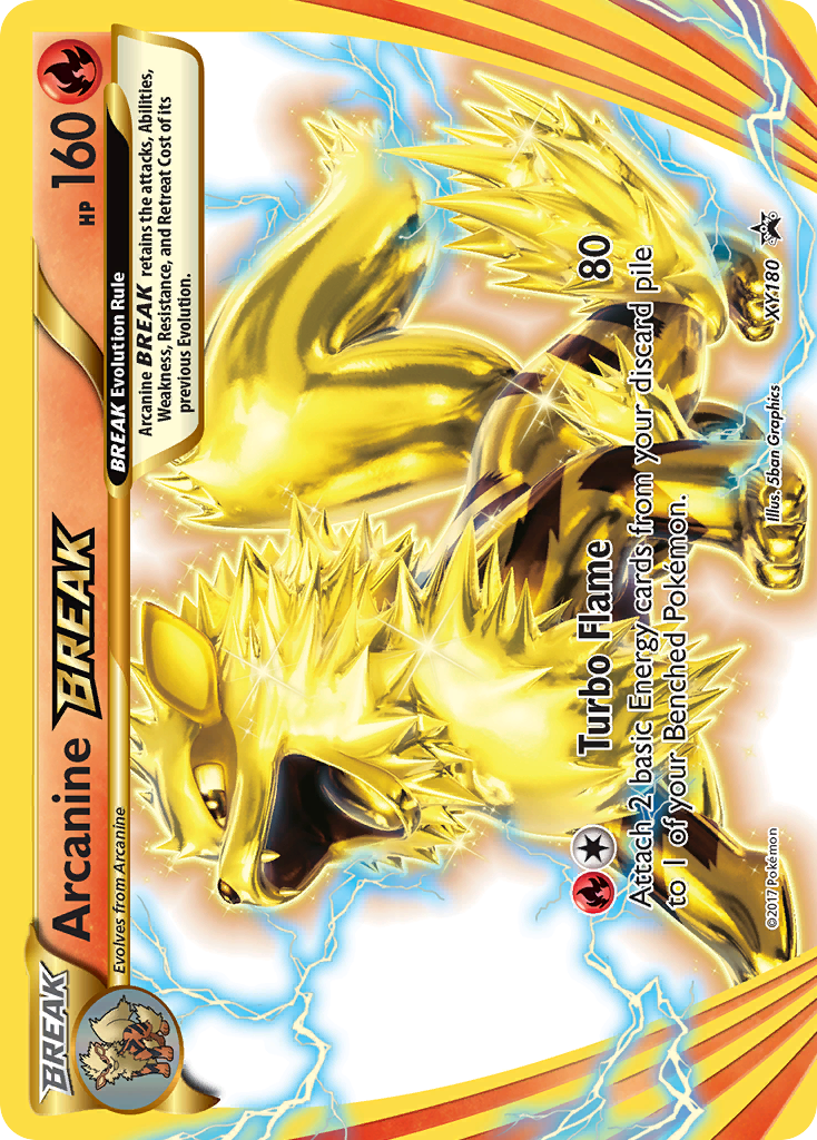 Arcanine BREAK — XY Promos #XY180