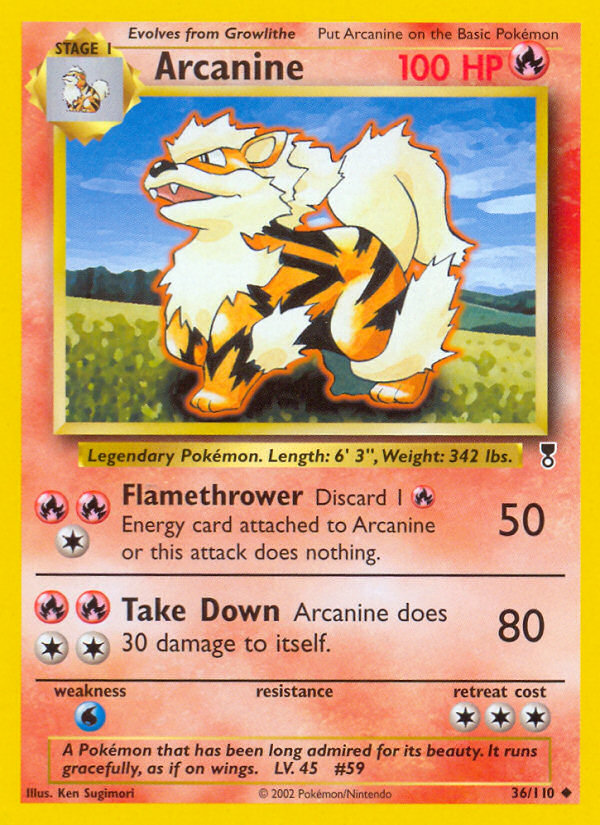 Arcanine — Legendary Collection #036/110