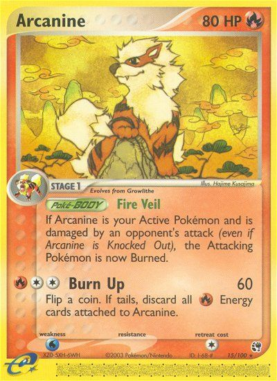 Arcanine — Sandstorm #15/100