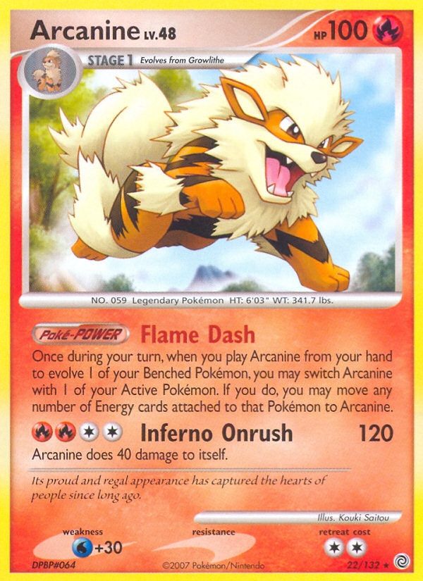 Arcanine — Secret Wonders #22/132