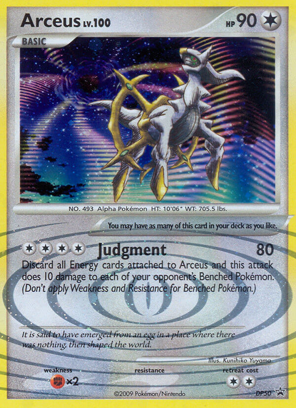 Arceus — Jumbo Cards #DP50