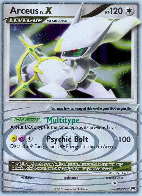 Arceus Lv.X (96) — Arceus #96/99
