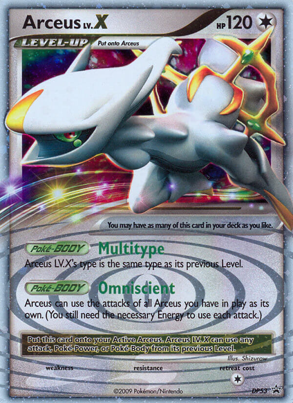Arceus LV.X — Diamond and Pearl Promos #DP53