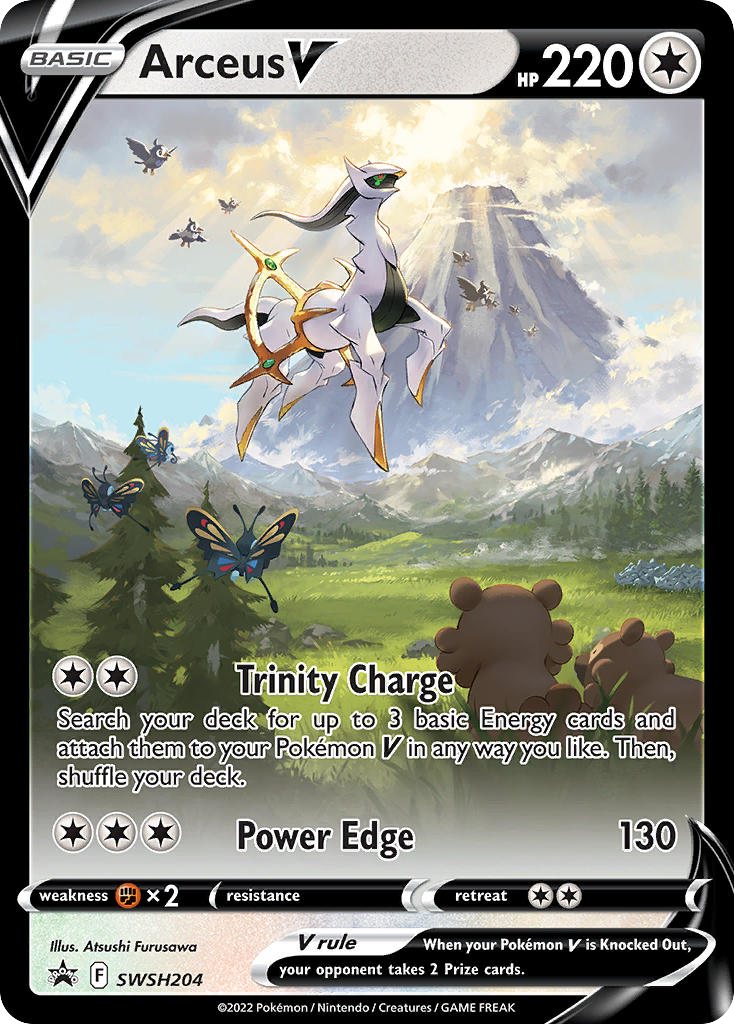 Arceus V — SWSH: Sword & Shield Promo Cards #SWSH204