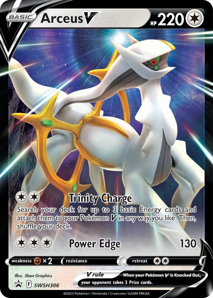 Arceus V — SWSH: Sword & Shield Promo Cards #SWSH306