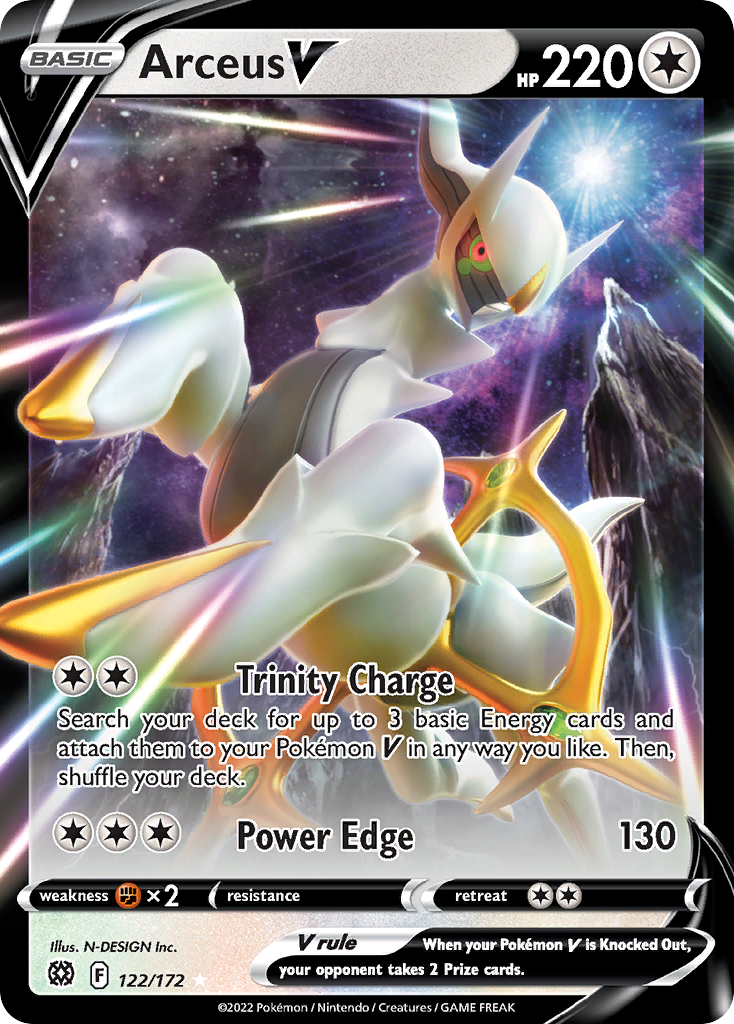 Arceus V — SWSH09: Brilliant Stars #122/172