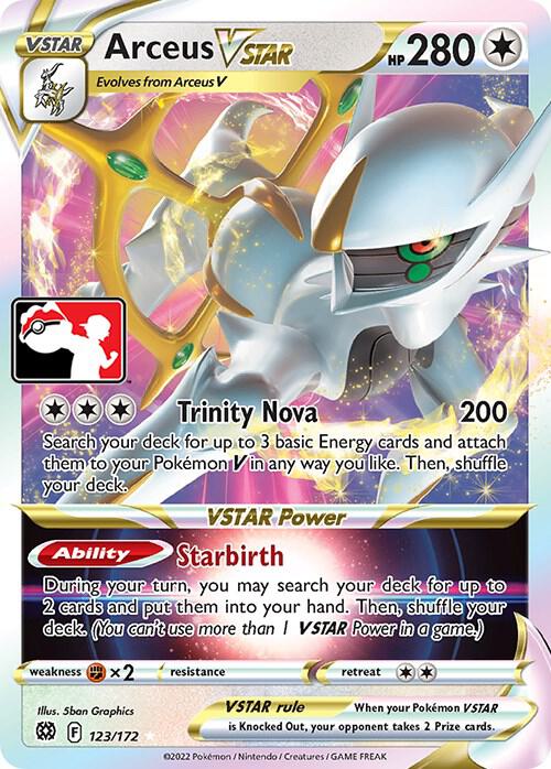 Arceus VSTAR — Prize Pack Series Cards #123/172