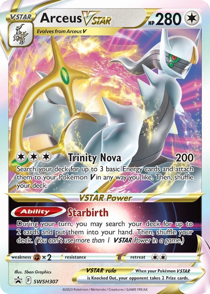 Arceus VSTAR — SWSH: Sword & Shield Promo Cards #SWSH307