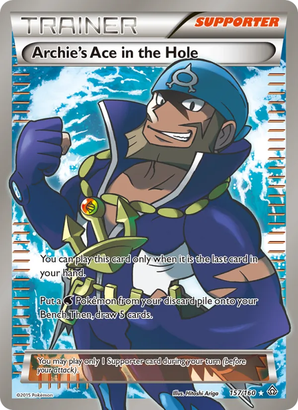 Archie's Ace in the Hole (157 Full Art) — XY - Primal Clash #157/160