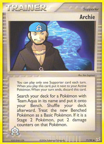 Archie — Team Magma vs Team Aqua #71/95