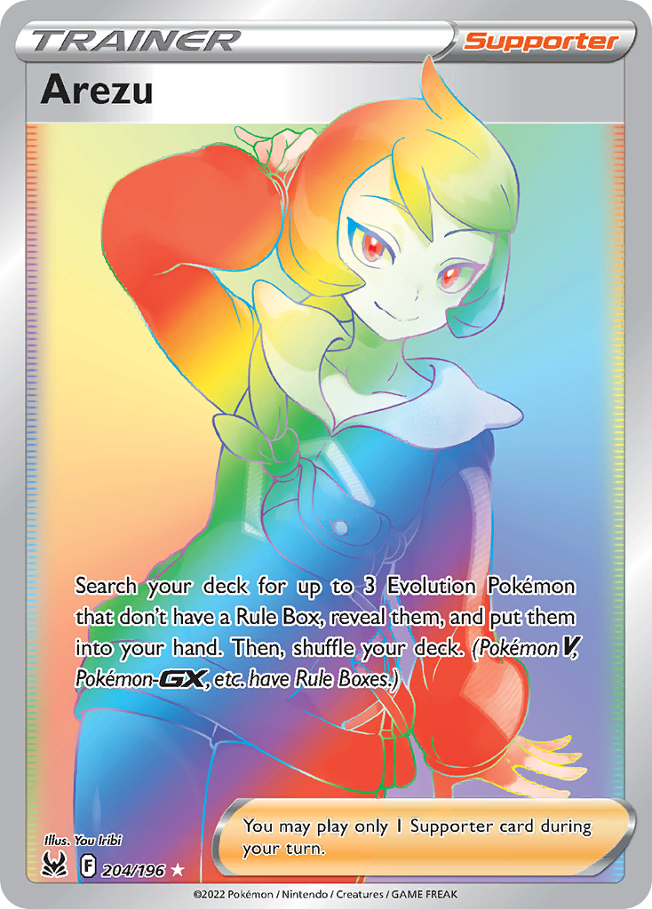 Arezu (Secret) — SWSH11: Lost Origin #204/196