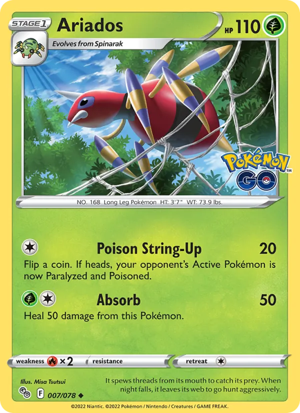 Ariados — Pokemon GO #007/078