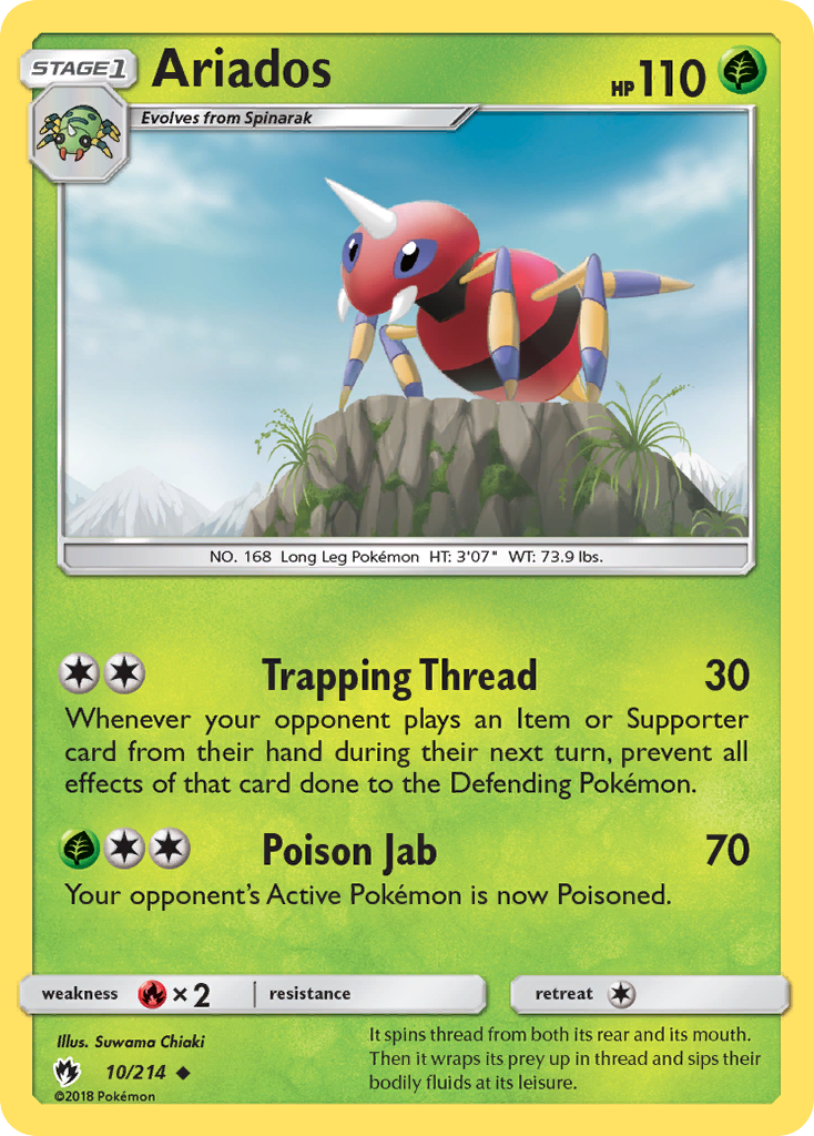 Ariados — SM - Lost Thunder #10/214