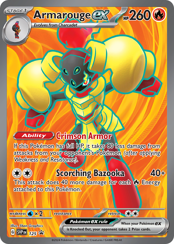 Armarouge ex — SV: Scarlet & Violet Promo Cards #125